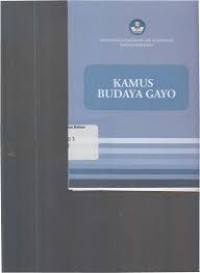 Kamus Budaya Gayo : E-Book