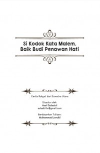 Tombak Si Bagas Marhusor : E-Book